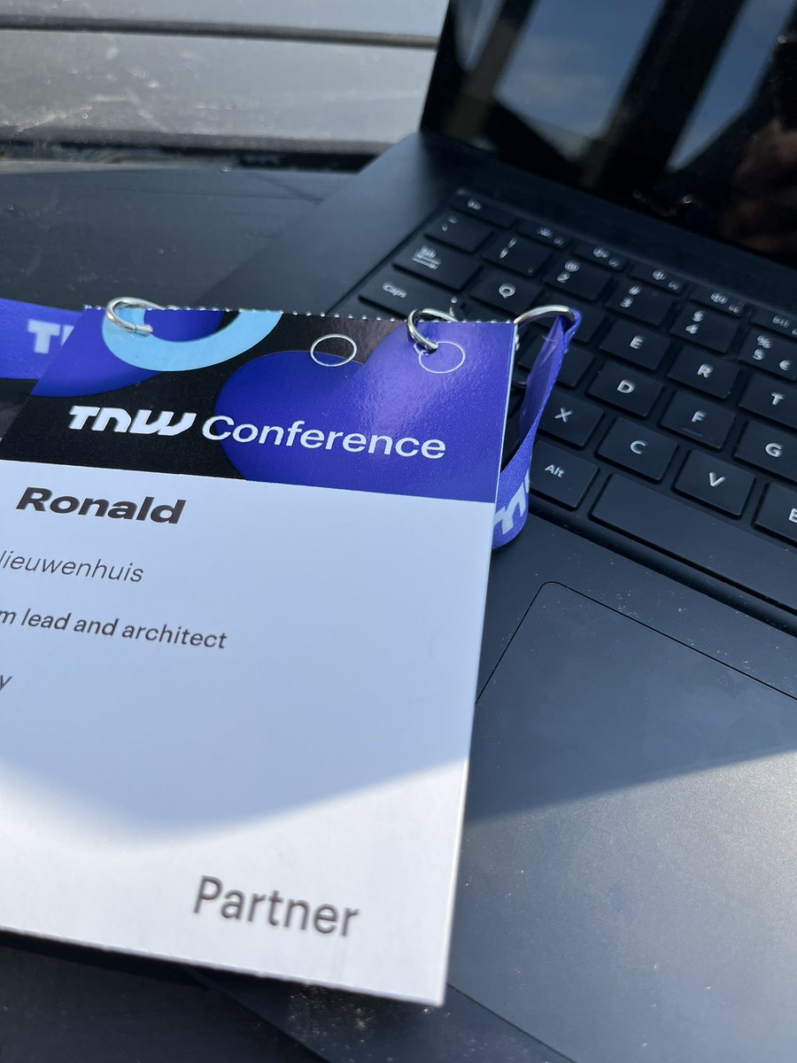 Early arrival at #TNWConference <a href="/thenextweb/">TNW</a> doing some final preparations for my presentation later today <a href="/Iqualitybv/">Iquality</a>