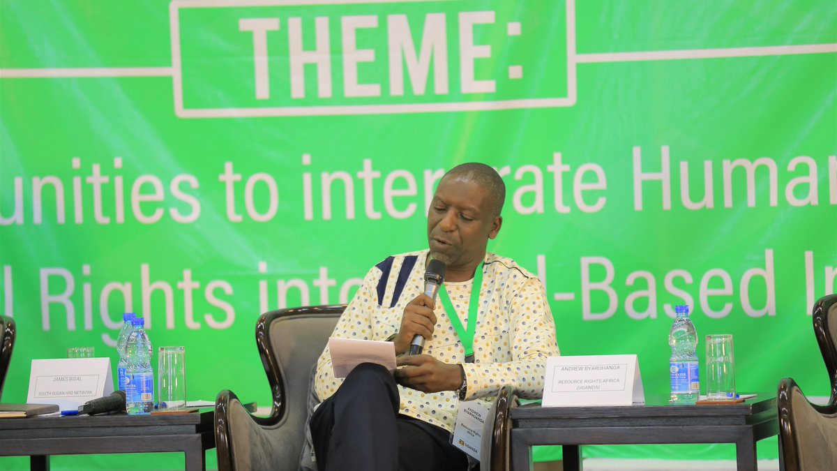 DCAUganda's tweet photo. The rights holder's voices on the energy panel in session for Day 2 of the East Africa Conference on Business and Human Rights, under the theme:  "Opportunities to Integrate Human and Environmental Rights into Land-Based Investments." #EABHR2023 #EABHConference https://t.co/ET3vNjOIFC