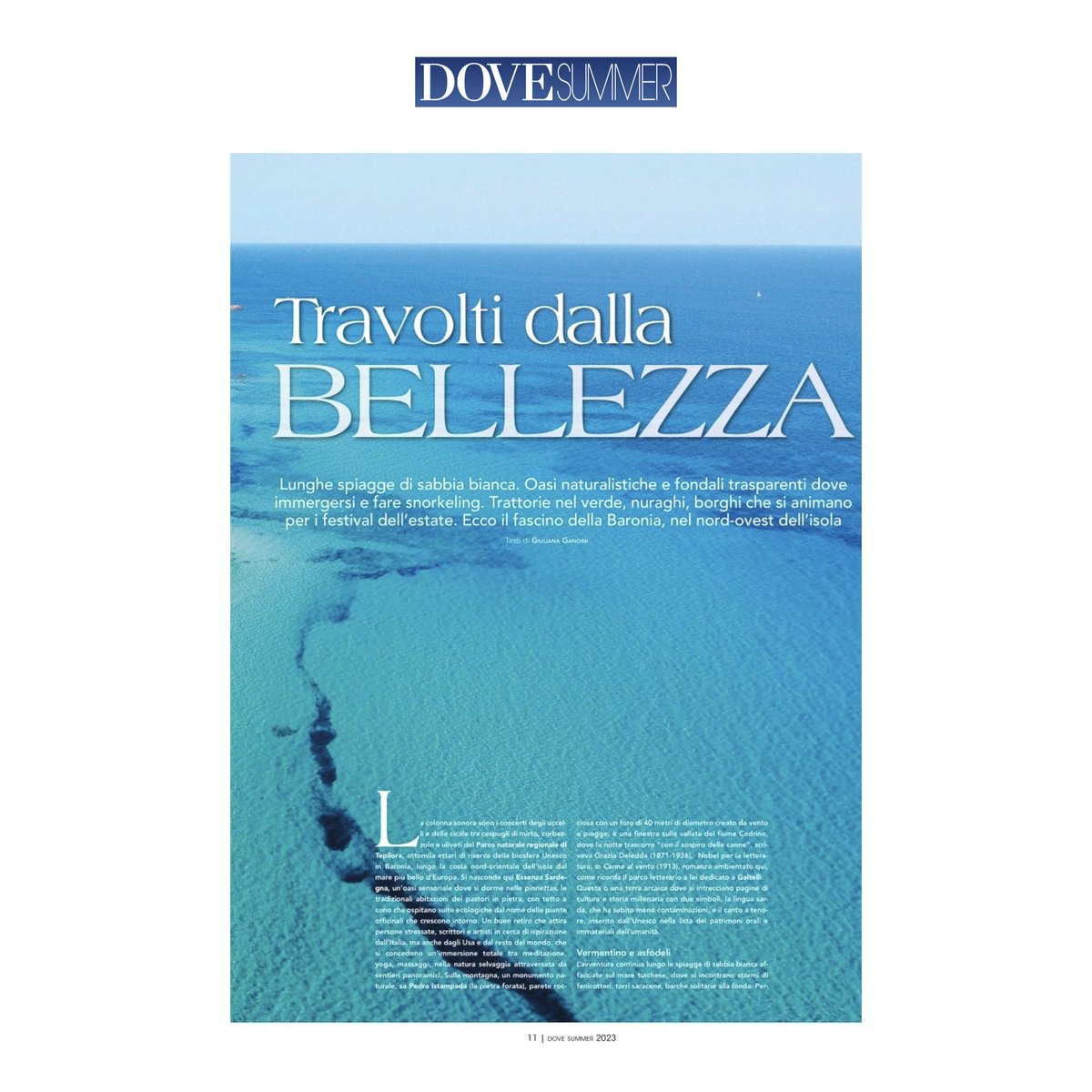 timeinjazz's tweet photo. 𝗥𝗔𝗦𝗦𝗘𝗚𝗡𝗔 𝗦𝗧𝗔𝗠𝗣𝗔
🟩 🟩 🟩
Quando scoprire la #Sardegna significa anche scoprire #TimeinJazz.
Grazie a #DoveSummer del #CorrieredellaSera per lo speciale tra spiagge, oasi naturalistiche, trattorie, borghi… e musica! https://t.co/qeNoQPoV5J
