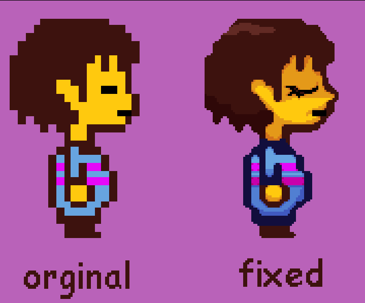 I tried creating my own versions of some Undertale sprites 👍 : r/Undertale