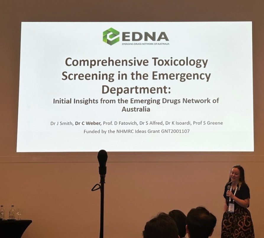 CCREM2's tweet photo. Our very own @C_Weber_CVD from @EDNAdrugnews  presenting at @ICEM23 Great work Courtney! It's so exciting to share many years of hard work with the #emergencymedicine world! @nhmrc @acemonline https://t.co/pAa7FTM5v3