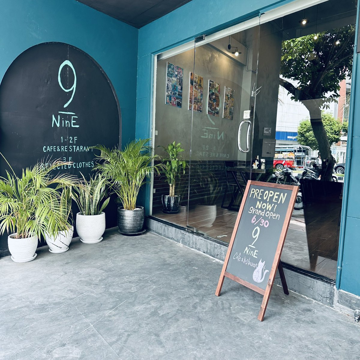 uchdesu's tweet photo. 本日プレオープン‼️
2月から準備して、やっと！！！
お店の名前は9_NinE(ナイン)
です！
来てくださる皆様にラッキーを！と言う意味でタイのラッキーナンバーを付けました😃 https://t.co/rt9tWcL0c4