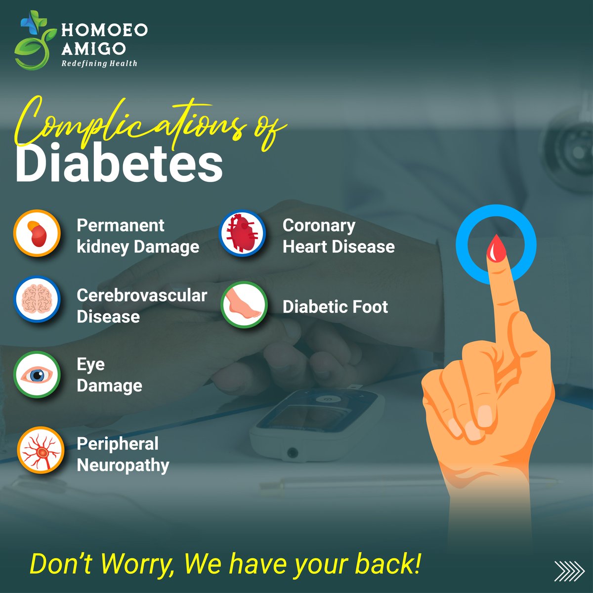 HomoeoAmigo's tweet photo. Start your Root-cause, Effective &amp; Side-effect free Homeopathic treatment for Lifestyle Disorders like Diabetes with Homoeo Amigo and avail 20% off on consultations &amp; 10% off on medicines. Offer valid till 19th June

#homeopathyworks #homeopathyforall #health https://t.co/GNqiqGNhAj