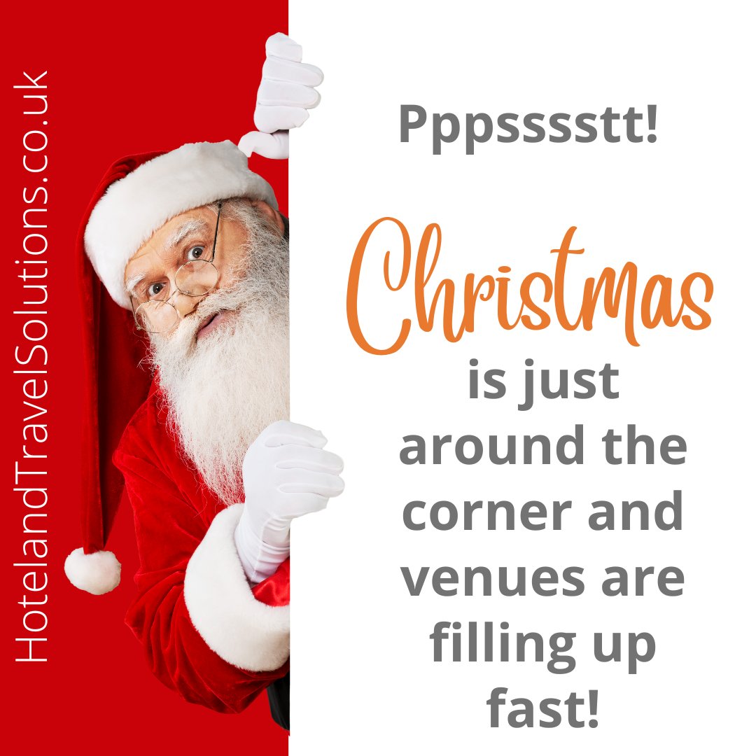 🎅Book your venue with HTS's experts: 0845 0945 914  |   hello@hotelandtravelsolutions.co.uk 🎄👀

#Christmas #ChristmasParty #CorporateChristmas #Festivities #Christmas2023 #ExecutiveAssistant #EA #PersonalAssistant #PA #OfficeManager #HRManager #PeopleManager #InternalComms