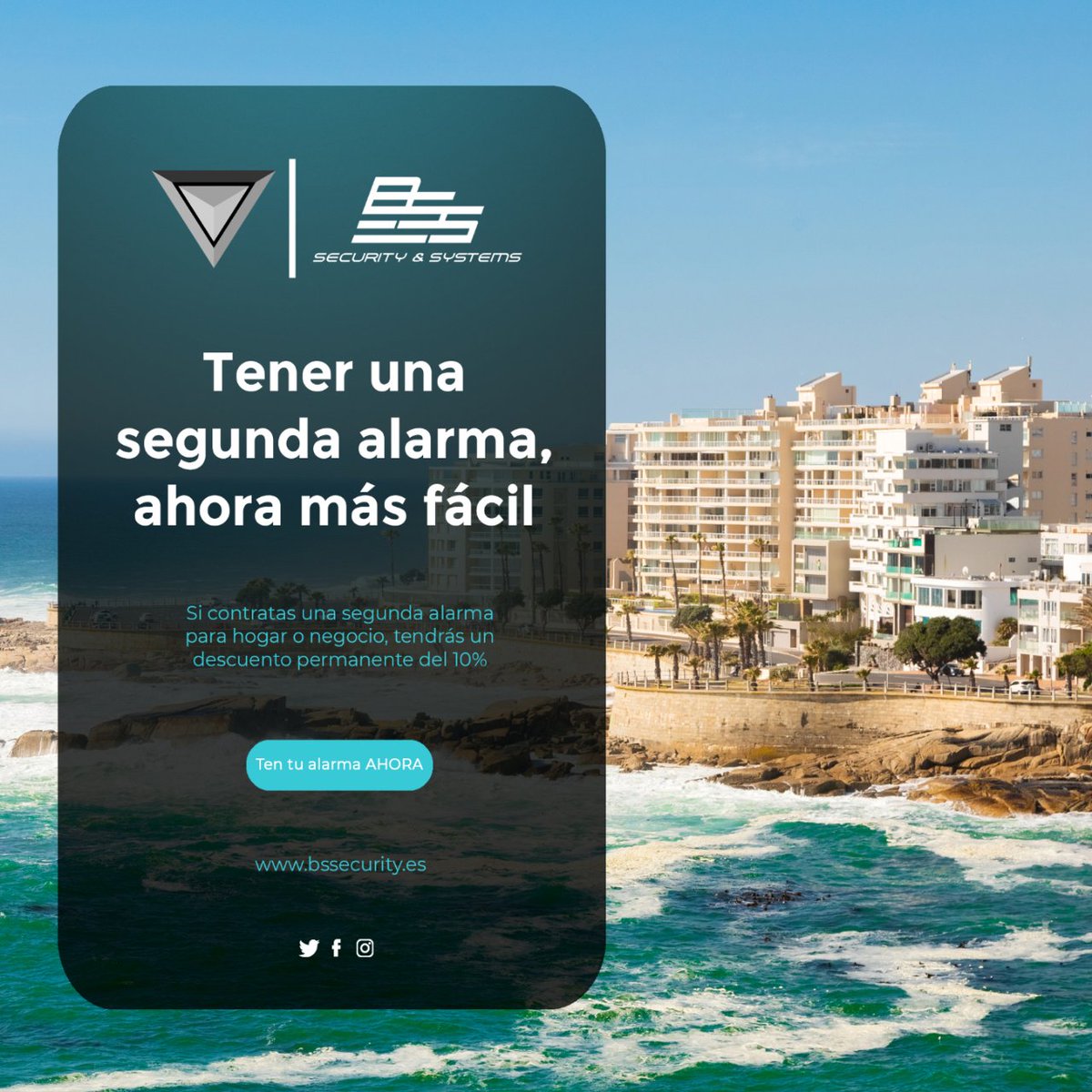 BSS_Esp's tweet photo. 🛡️ ¡Protege tu segunda vivienda o tu negocio con la mejor seguridad disponible y aprovecha nuestro descuento permanente del 10% en sistemas de alarma de vanguardia! 🚨

Más información 👉 https://t.co/q91YLvtaTS

#ConTotalSeguridad https://t.co/wLQLuucf78
