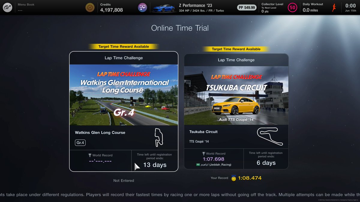 Mistah_MCA's tweet photo. #GT7 #GranTurismo7 New Lap Time challenge. https://t.co/L9gLyBflN9