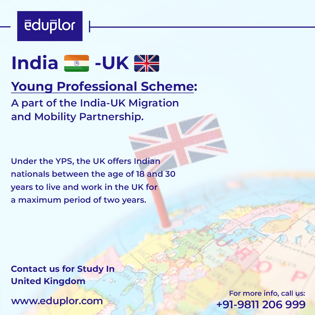 India - UK Younge Professional Scheme.

You can go to UK as a young professional and work there under this scheme.

Call us today for more details.

#UK #workinuk #migratetouk #ukconsultants #studyabroaduk