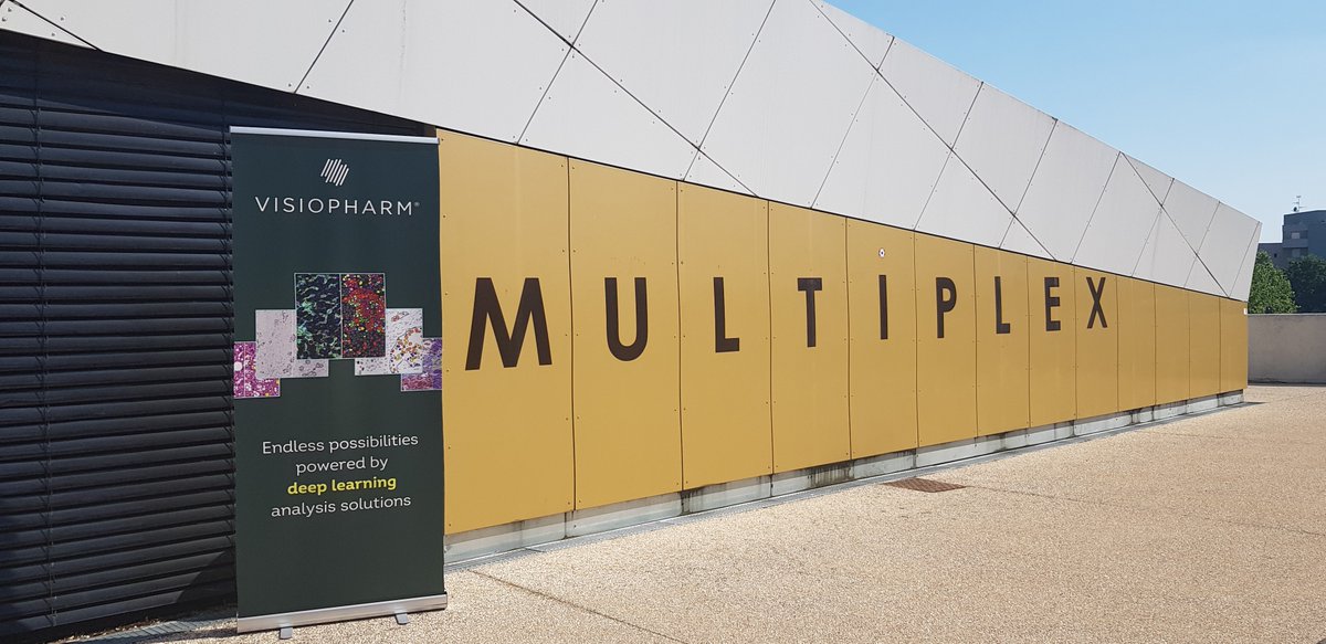 Talk about a perfect match! Our pros, Florian &amp; David, have arrived for the start of #AFH2023 in Dijon, France today to discuss the wonders of image analysis &amp; multiplexing. And guess where we are? The Salle Multiplex de l'uB! Stay tuned for more Multiplex Magic happening here...