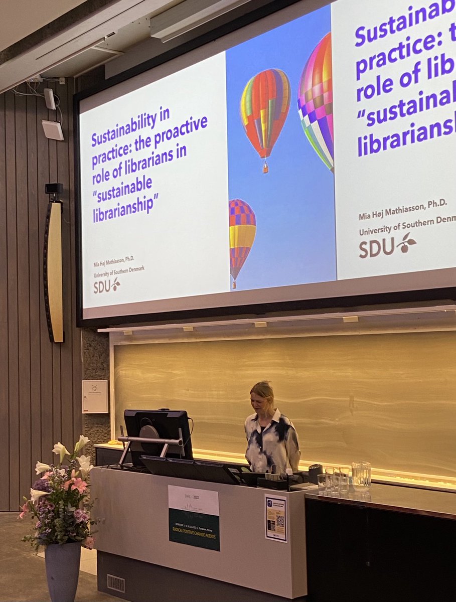 #EAHIL2023 Keynote: Sustainability in practice: the proactive role of librarians in ''sustainable librarianship'' – Mia Mathiasson