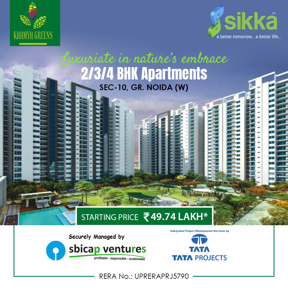 Book a #2bhk, #3bhk, and #4bhk #apartment with #SikkaKaamyaGreens in #GreaterNoidaWest for #rupees starting from 49.74L* only!
propshop.org.in/sikka-kaamya-g…