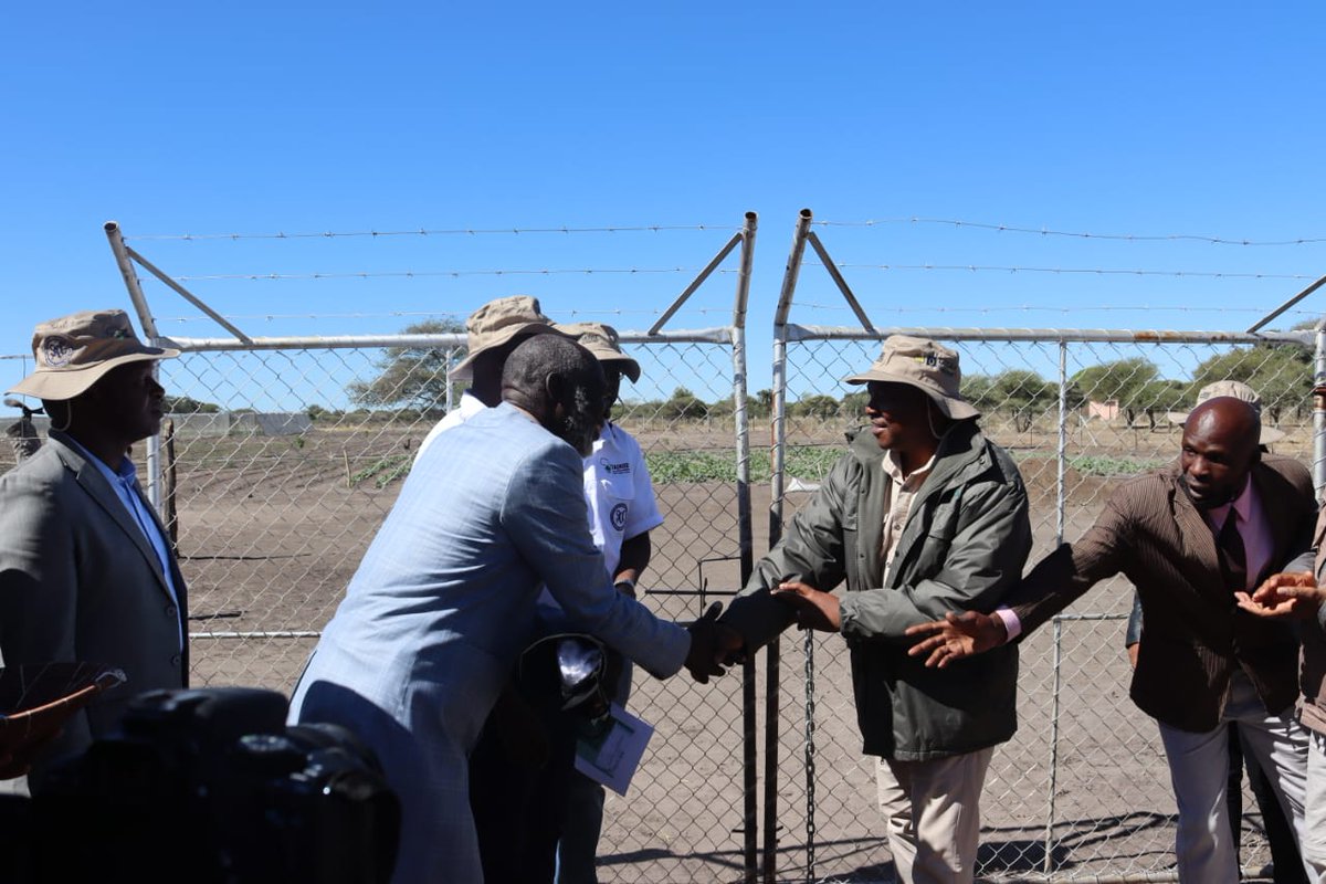 SACREEE_SADC's tweet photo. Handover event for the #SolarWaterPumping Irrigation Project to Habu Community Development Trust in Botswana. #WEF nexus through #DistributedRenewableEnergy @BWGovernment @minerals_energy @SADC_News @ccardesaa @EU_Commission #energyforall #empoweringhabucommunity https://t.co/4QBIuFopG8