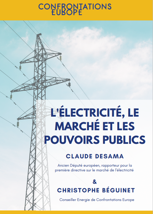 🔵 Article I “L’électricité, le marché et les pouvoirs publics"

Retrouvez l’article de <a href="/ClaudeDesama/">Claude Desama</a> et <a href="/beguinet/">beguinet christophe #NoFakeScience</a> pour <a href="/Confront_Europe/">Confrontations Europe</a> consacré aux nécessaires équilibres à trouver dans le cadre de la réforme du marché européen de l’électricité⤵️

confrontations.org/lelectricite-l…