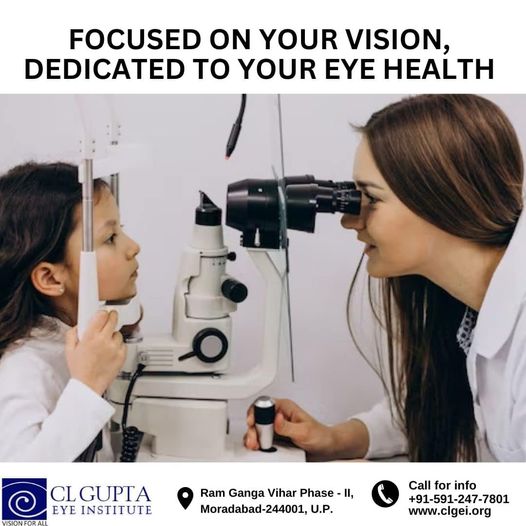 When you choose C.L Gupta Eye Institute, you can trust that your eyes are in good hands
Call: +91-5912477801
Visit: clgei.org
#clguptaeyeinstitute
#EyeHospital #eyeinstitute #eyecareprofessionals #eyecare #Besteyehospitalinmoradabad
#VisionCare #HealthyEyes #Eyecare
