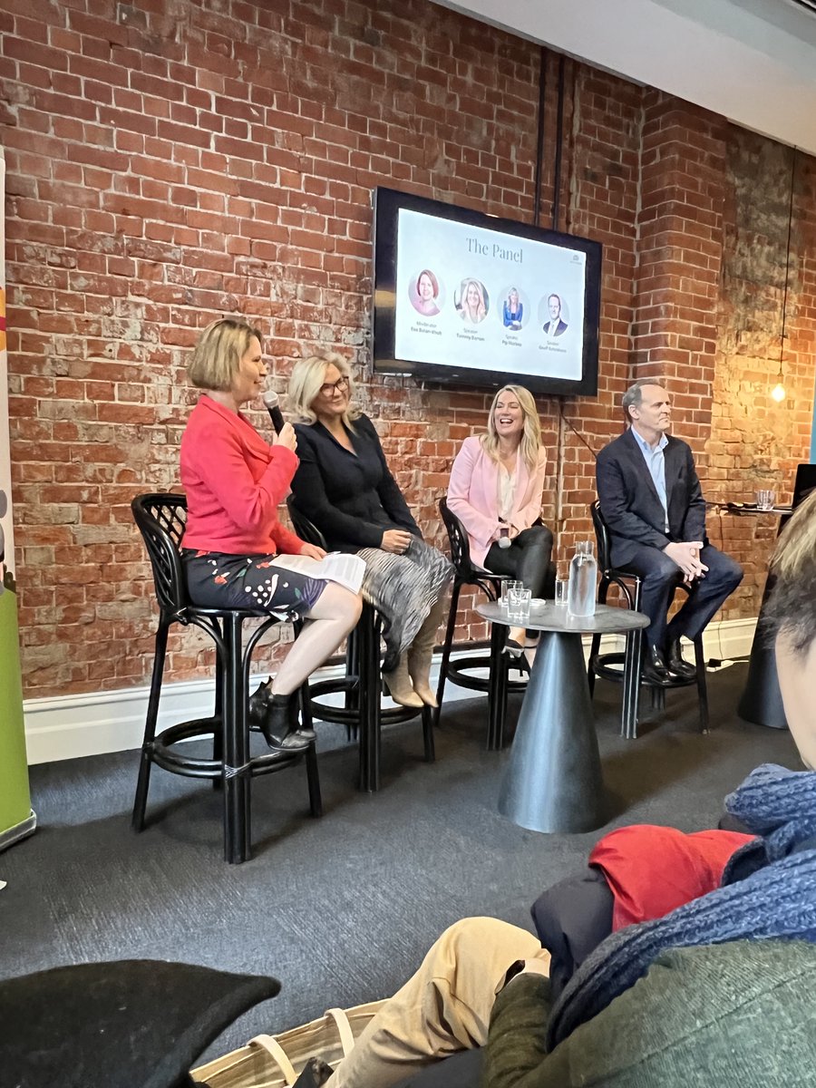 I was delighted to be a panel speaker at <a href="/HerTechPath/">HerTechPath</a>'s event today, joined by wonderful <a href="/pipms/">Pip Marlow</a> and Geoff Rohrsheim, and moderator Eva B.

We spoke about the importance of embracing innovation, taking action, and the risks and rewards associated with this.

#Innovation #Future