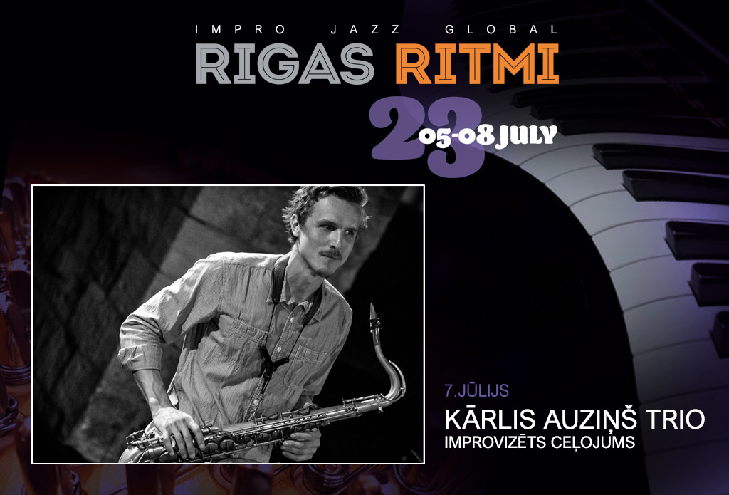 rigas_ritmi's tweet photo. 🎙️ Kārļa Auziņa trio izpilda viņa oriģinālkompozīcijas, kas radušās Eiropas un Amerikas džeza mūzikas tradīciju, kā arī latviešu un citu tautu folkmūzikas ietekmē. Nāc uz koncertu  NOASS 7. jūlijā 20:00

Vairāk informācijas https://t.co/FvLkAKLXT3

#rigasritmi2023 #jazzfestival https://t.co/b9nyB9Qff0