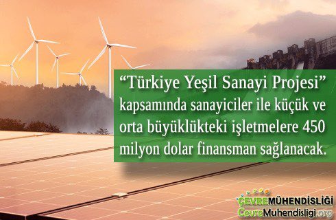 Yenilenebilir Enerji Yatırımları için KOBİ’lere ve Sanayicilere 450 Milyon Dolar Aktarılacak

Detaylı bilgi için sitemizi ziyaret ediniz: 
cevremuhendisligi.org/index.php/cevr…

#cevre #cevremuhendisligiorg #sustainability #surdurulebilirlik #sifiratik #zerowaste #geridonusum #iklimkrizi