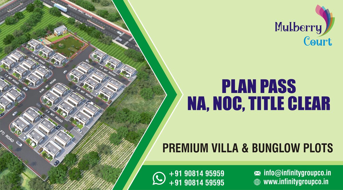 NA/NOC, Clear Title, approved plan pass, and immediate registry plot available.  
To know more about investment opportunities in #DholeraSIR visit our company website today and call on the display number.👇 infinitygroupco.in II+919081078989 #Dholera #DICDL #DholeraSIR