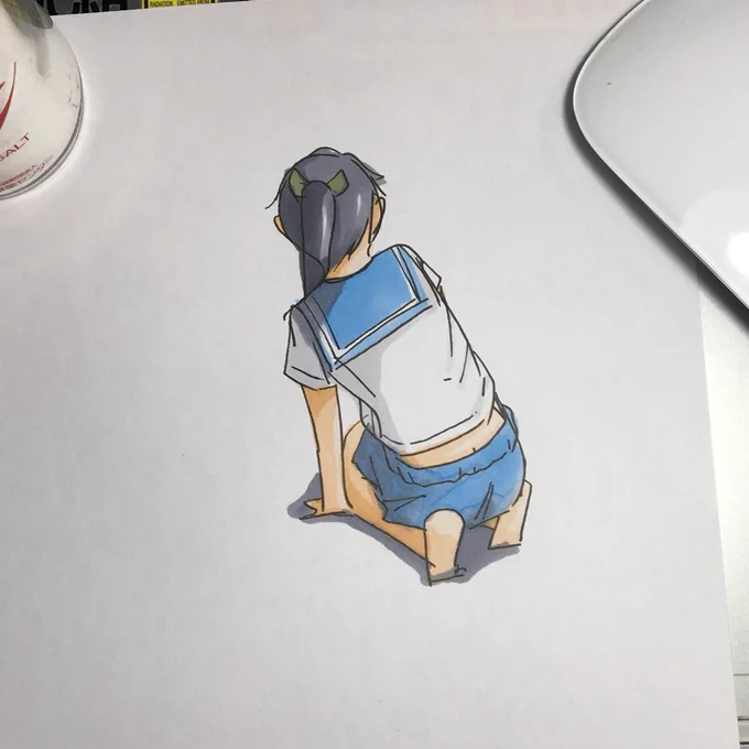 #無言で後ろ姿を見せつけよ