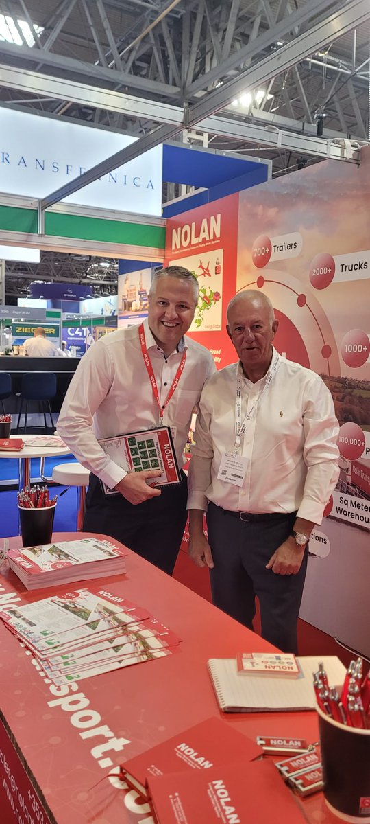NolanTransport's tweet photo. And we’re off for Day 3 at @Multimodal Exhibition , come see us at stand 3030
#NOLAN #TeamNOLAN #NolanTransport #supplychain #logistics #Multimodal2023 #drivingsolutions #drivinginnovation #drivingsustainability https://t.co/ym4LPhgZtz