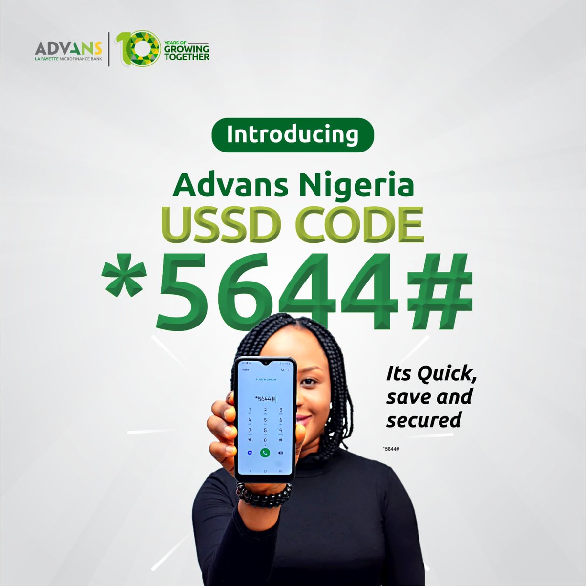 AdvansNigeria's tweet image. Say hello to *5644#, your USSD magic number that simplifies banking. With just a few taps, you can transfer funds, recharge airtime, pay bills, and even request a loan. Experience hassle-free banking today.

#easybanking #BankingMadeEasy #USSDcode