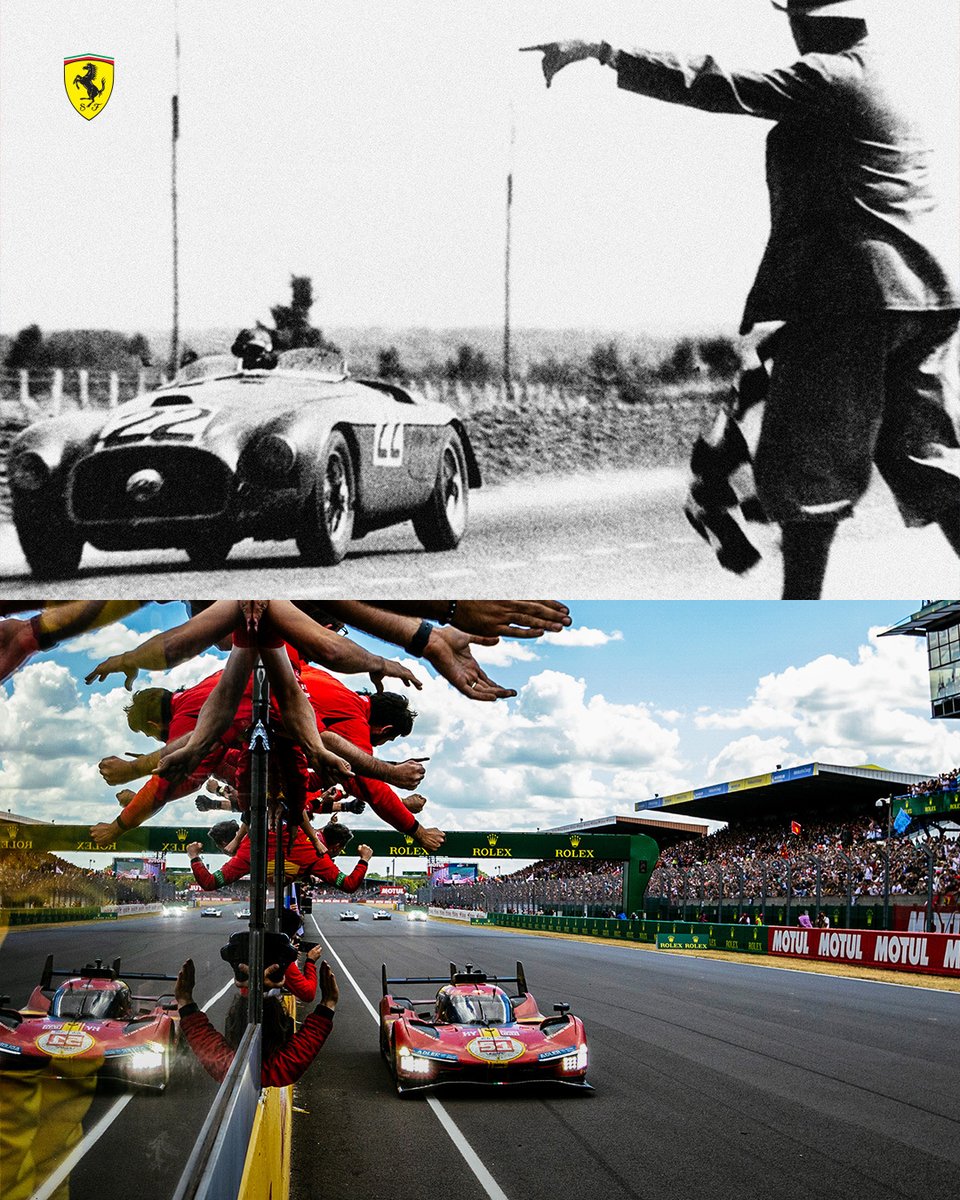 How it started… 1949 ➡️ 2023… How it’s going 🇫🇷 #LeMans24

#FerrariHypercar #WEC #LeMansCentenary