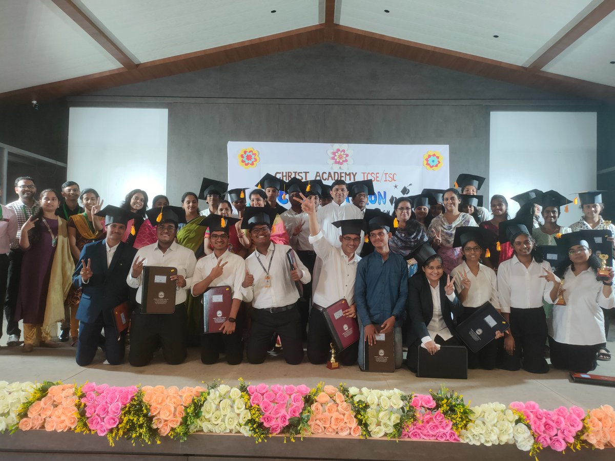 ChristAcademyKK's tweet photo. Christ Academy ICSE/ISC Convocation Ceremony 2023 https://t.co/x2cHU2lFe0