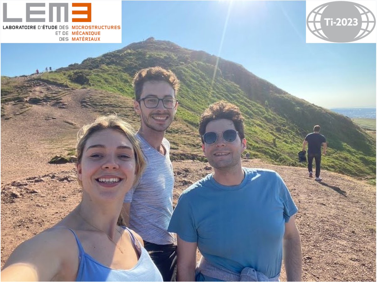 antGTN's tweet photo. Après-midi libre et ensoleillée 🌞 à l'Arthur's Seat pour les membres du @Labo_LEM3  à la World #Titanium Conference 2023 #TI2023 à #EDINBURGH 🇬🇧 . @Univ_Lorraine @CNRS_Centre_Est https://t.co/vtD4r7PHDg