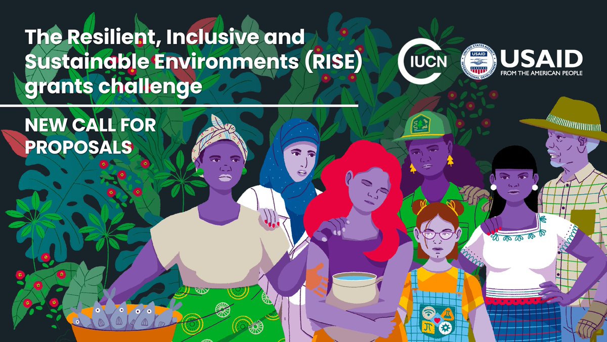 IucnRwanda's tweet photo. To empower women &amp; girls as leaders and agents of #ClimateChange action, we must invest in their safety.

The RISE USAID grants challenge seeks to fund projects to address gender-based violence occurring in the #environment sector.  

Read &amp; apply: https://t.co/on2XpFLPgw https://t.co/fcFypYRlqh