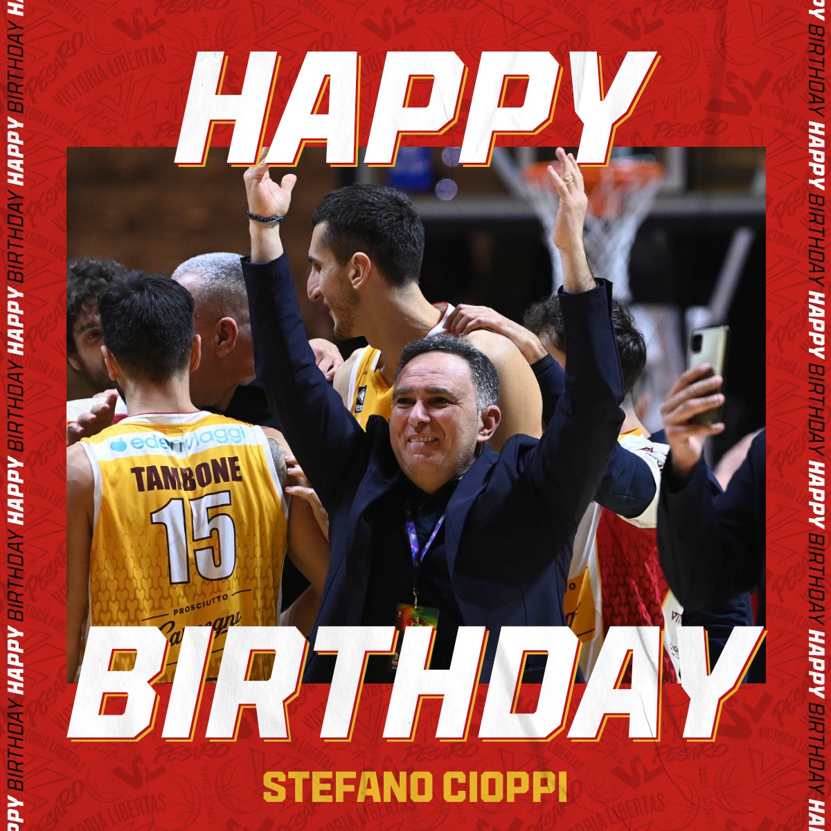 VLPesaro's tweet photo. Buon compleanno al nostro Direttore Sportivo Stefano Cioppi! πππβͺοΈπ΄
#ioVL #HappyBirthday https://t.co/D3A6Wkde2G
