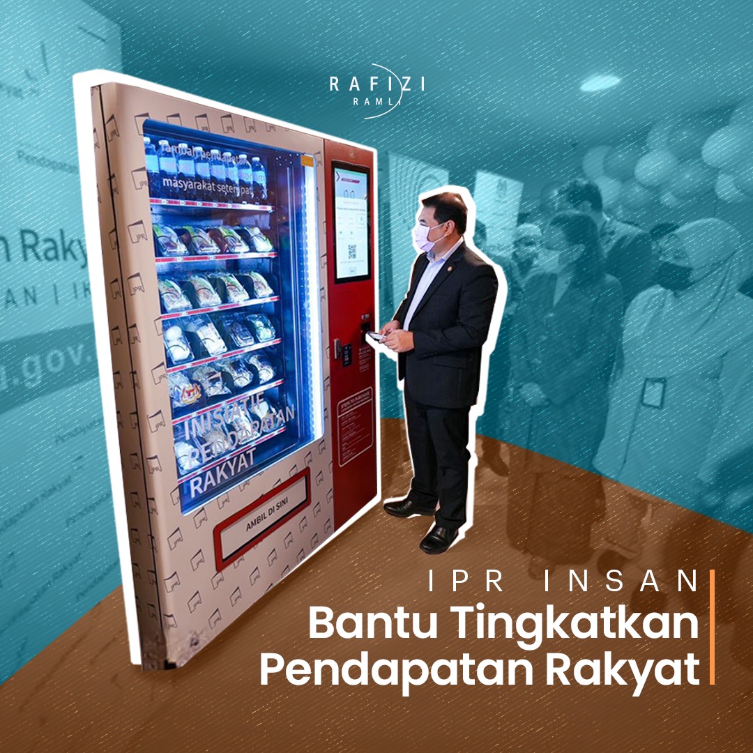 Semalam saya telah merasmikan mesin layan diri menerusi Inisiatif ...