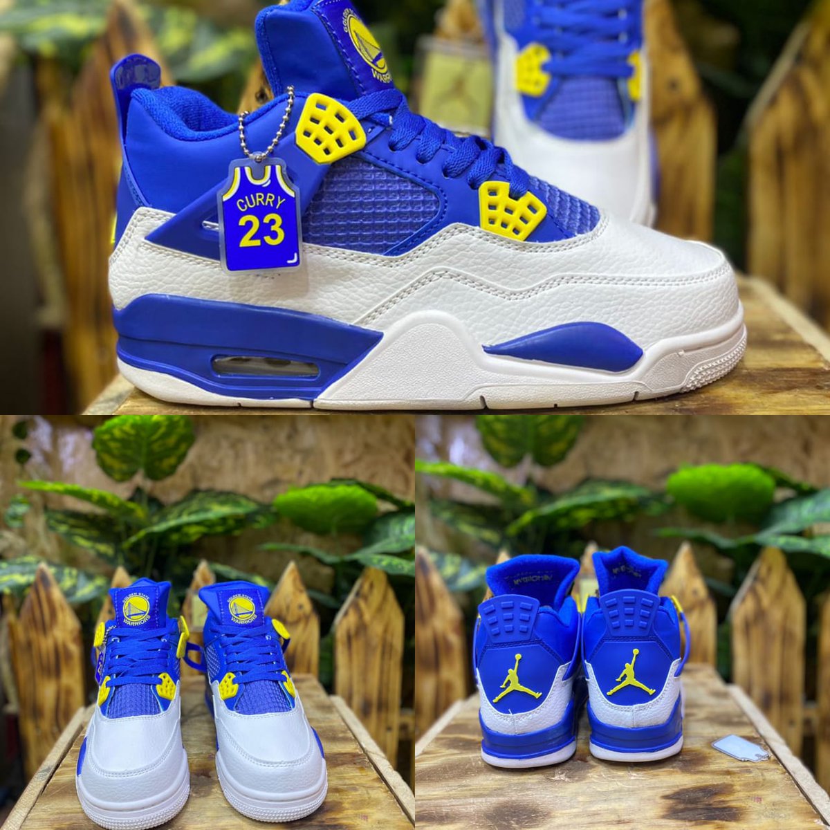 🔥 Jordan 4 curry Golden State warriors, size 41-45 available at KSh.3500 per pair. 
Call/WhatsApp 0721902040
Pay to mpesa Till: 9765587  👇