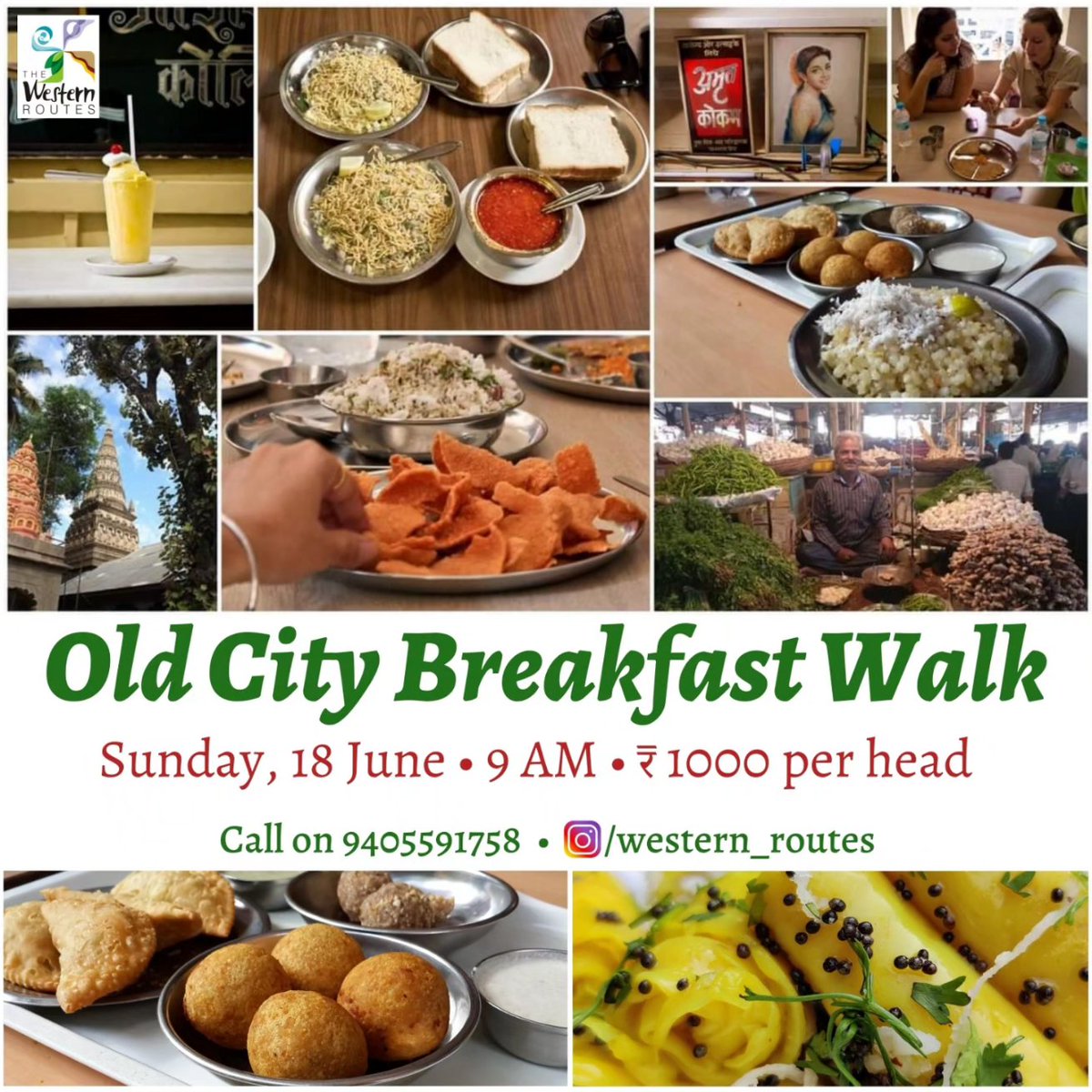Leading the OLD CITY BREAKFAST WALK in Pune on Sunday for <a href="/WesternRoutes/">The Western Routes</a>

Sunday, 18 June
₹1000 per head

Book a spot here
logout.world/tours/old-city…

Contact
9405591758