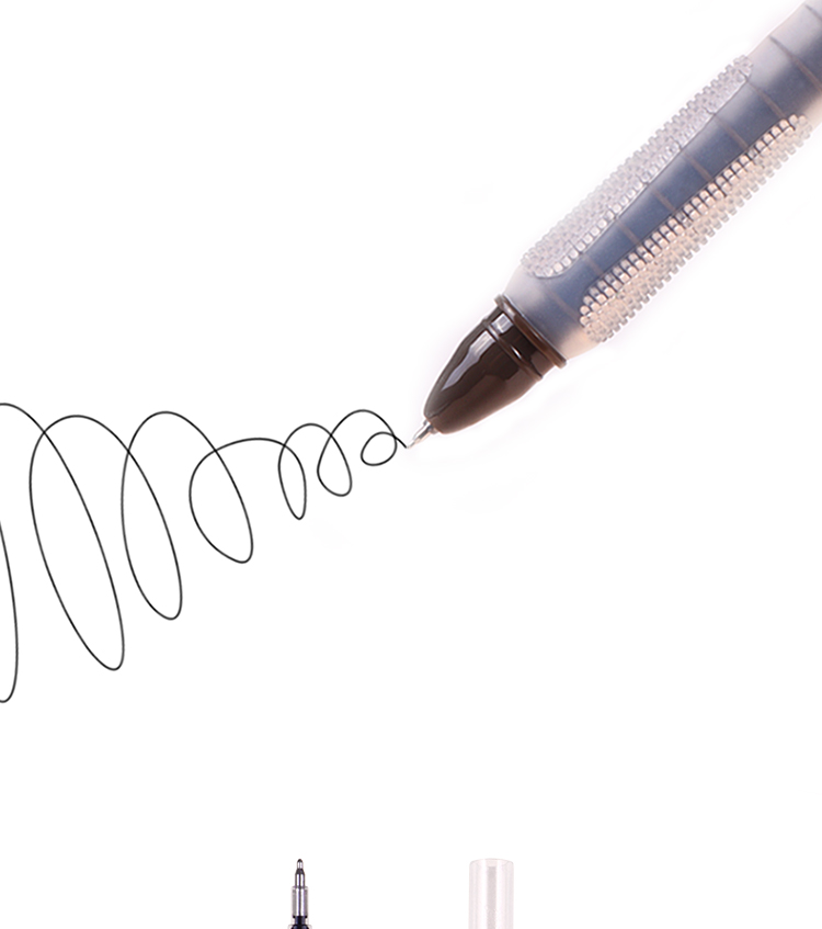 JG-06 Gel Pen✍️
The smoother writing experience —— the soft hollow silicone pen holder in order to fit fingers. 
Quick drying ink, will not dirtying hands.👏

The ink is black.
The specification is 0.5mm.
#stationery #wholesale #trade #globaltrade #factory #Chinafactory