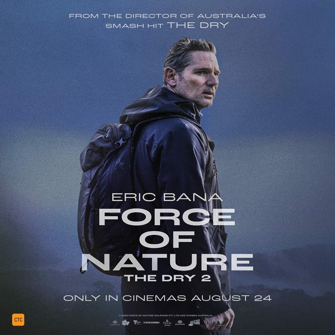 Eric Bana returns as Aaron Falk in Force of Nature: The Dry 2. 
Only in cinemas August 24. #ForceofNatureMovie
