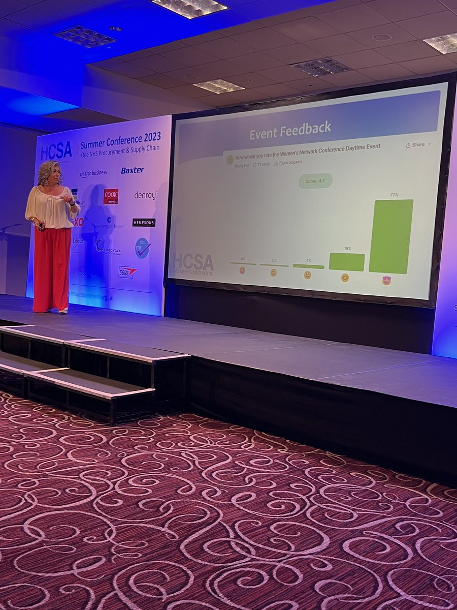 What amazing feedback on the fabulous Womens procurement network! #HCSASummer23