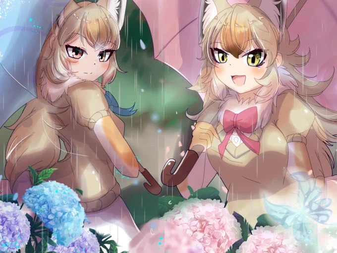 紫陽花 #けものフレンズ