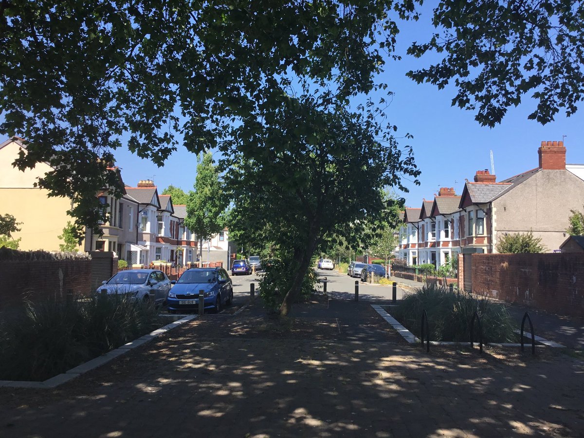 Bringing existing mature street tree canopy cover up to 40% of an area, increases the cooling effect.

Target locations where people will benefit directly, inclusively. Benefits may be smaller if the surrounding area has low canopy cover. #heatwaverelief 
pnas.org/doi/10.1073/pn…