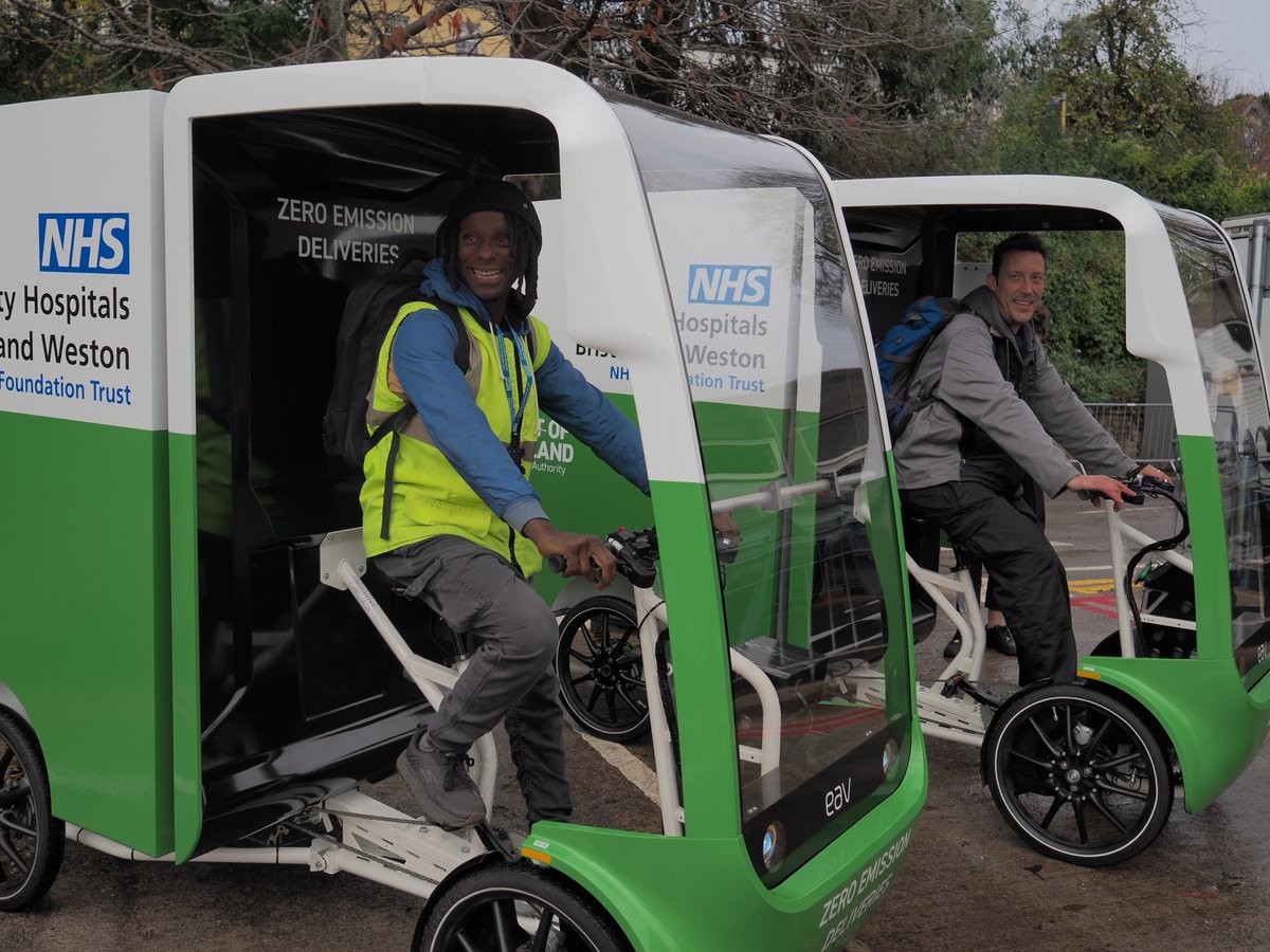 West of England Mayoral Combined Authority (@westofenglandca) on Twitter photo As part of our Urban Freight trials, organisations such as the NHS and <a href="/UWEBristol/">UWE Bristol</a> are now able to make carbon free deliveries around their sites using e-cargo bikes! 🚲
Find out more about the project ➡️ bit.ly/3WSeofX #sustainablefreight #bettertransportweek As part of our Urban Freight trials, organisations such as the NHS and <a href="/UWEBristol/">UWE Bristol</a> are now able to make carbon free deliveries around their sites using e-cargo bikes! 🚲
Find out more about the project ➡️ bit.ly/3WSeofX #sustainablefreight #bettertransportweek