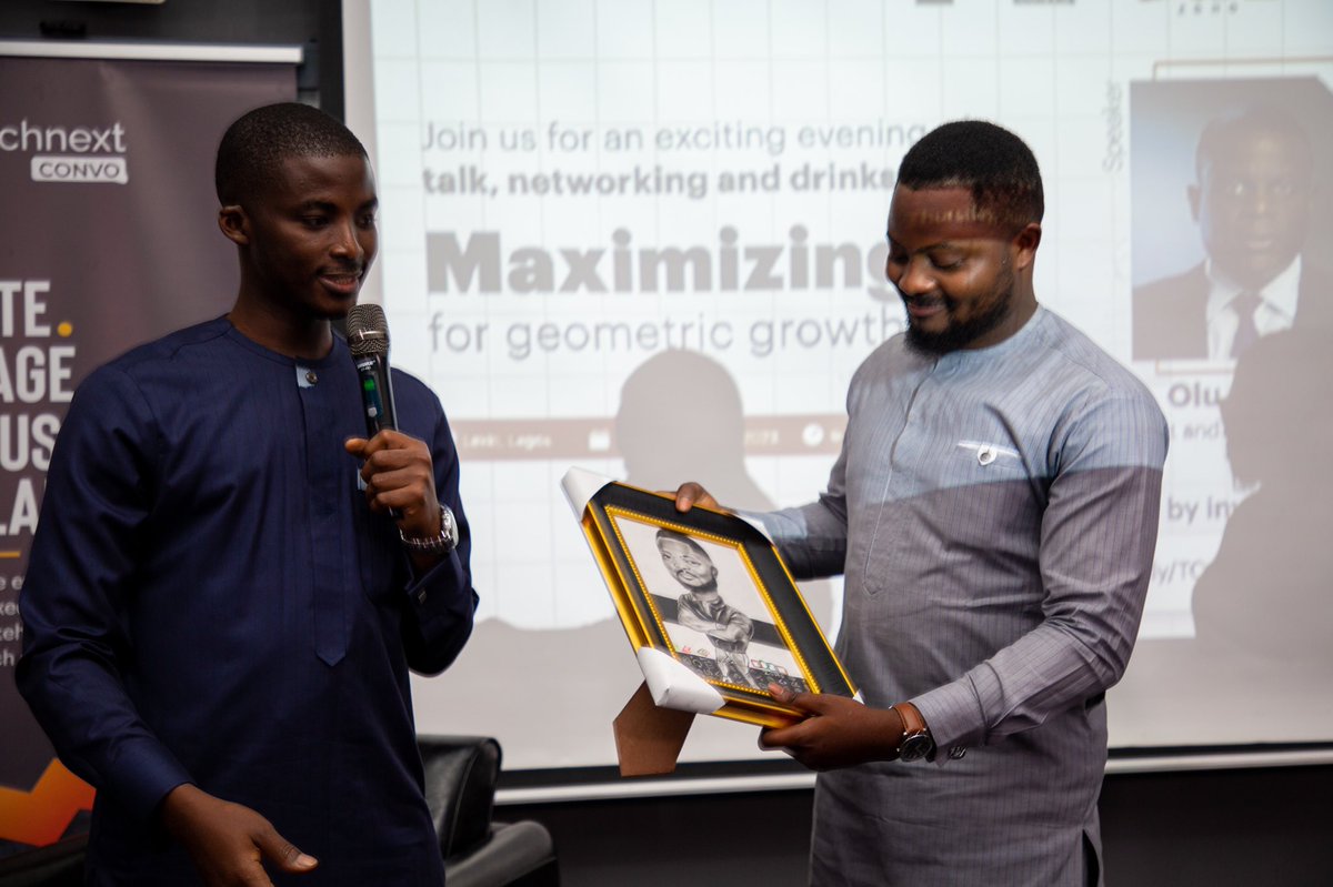 technextdotng's tweet photo. One week after #TechnextConvo, the joy and smiles still linger! From happy attendees to heartfelt moments gifting esteemed speakers, each snapshot captures incredible connections made.  Let's keep the momentum going! Powered by @ZohoAfrica . 
#TechCommunity #Zohoafrica #Techevent https://t.co/CedBdIMxYu