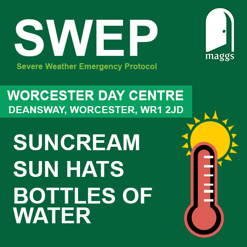 A reminder that #SWEP has been activated☀️

Please report any rough sleepers to <a href="/Tell_StreetLink/">StreetLink</a> and our outreach team will attend and offer appropriate support to the person.

There are also <a href="/Refill/">Refill Return</a> stations open throughout #Worcestershire!

#hotweathersafety #Homelessness