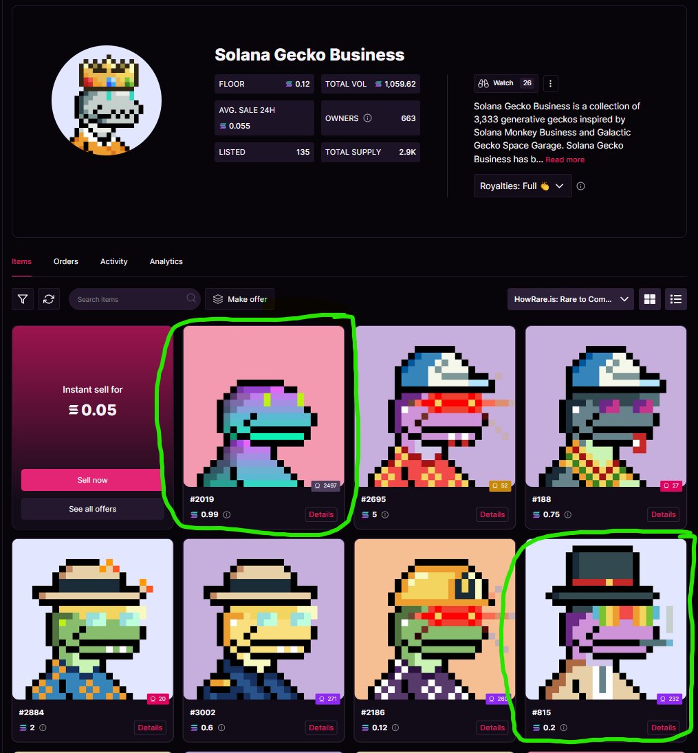 The are 2 nice rare SGB on ME right now!
For how long... 👀