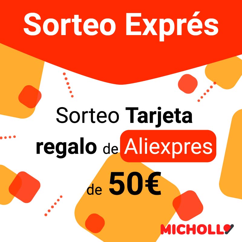 michollo's tweet photo. 🚀SORTEO EXPRÉSS🚀 
En 48 horas las personas que den RT y nos sigan se pueden llevar 50€ para gastar en AliExpress 🤑🫰 https://t.co/bXgJbCqeEx