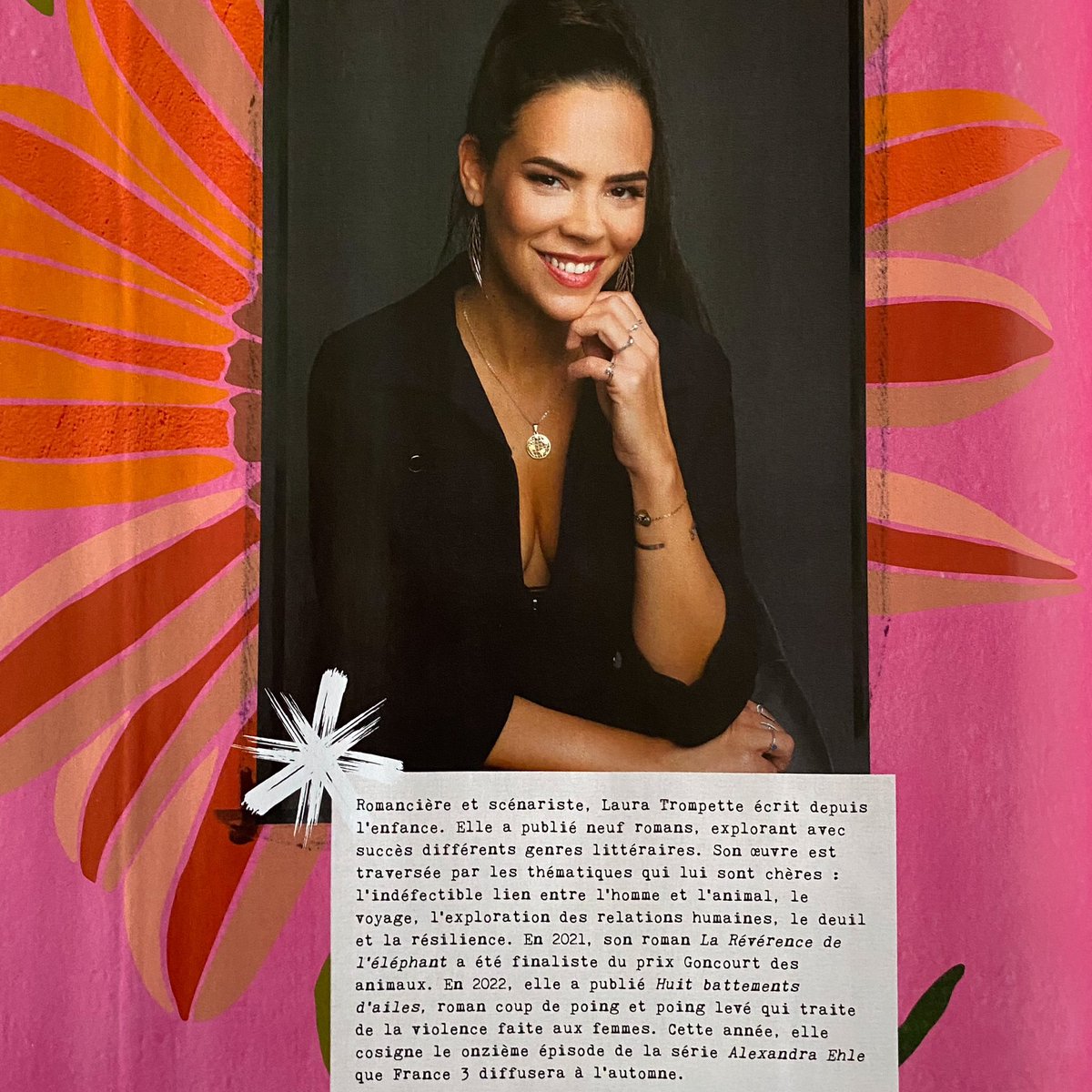 lauratrompette's tweet photo. Très heureuse d’être en couverture du magazine Happinez  🤍 Comme j’ai aimé le concept de cette interview : choisir des thèmes et (se) raconter… 
✨Être soi.
✨Liberté.
✨Respirer. 
✨Réconcilier.
✨Sororité. 
#JeudiPhoto https://t.co/8N0fwQb39d