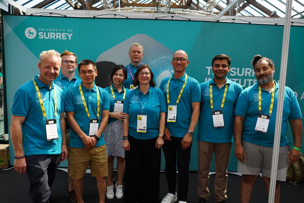Day two of #AISummitLondon! We are in Zone B, EM300. Come and say 'Hi' to the PCAI team🤓😎🤩😎😻🤖🤗 #AISummit #PeopleCentredAI #freebies <a href="/UniOfSurrey/">University of Surrey</a>