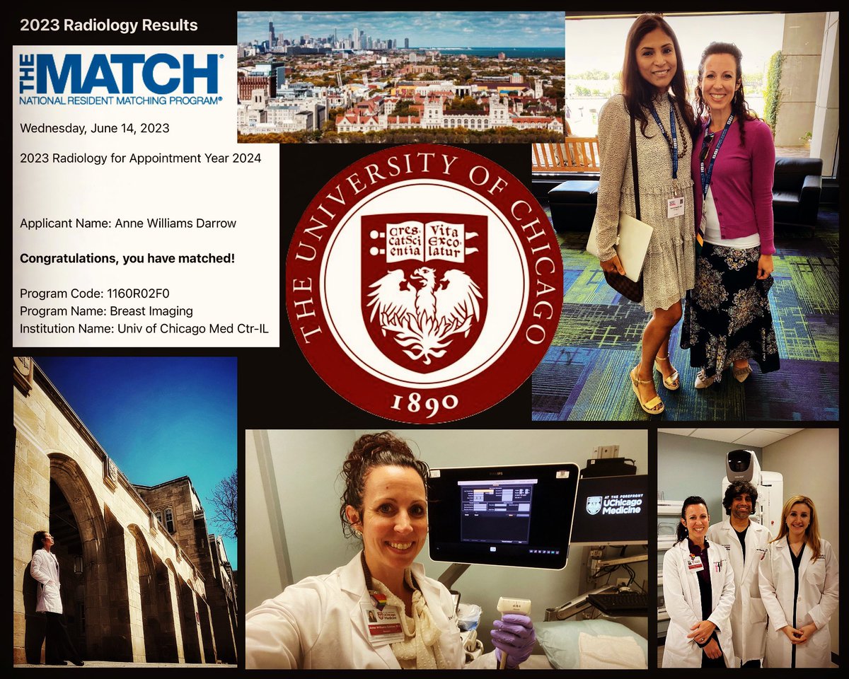 Congratulations to all the Residents who matched today at fantastic Fellowship programs!! I am ecstatic to be joining the #UniversityofChicago family in 2024!!! Many thanks to all my amazing mentors who have helped me to reach this dream! It is such an honor to join this team!