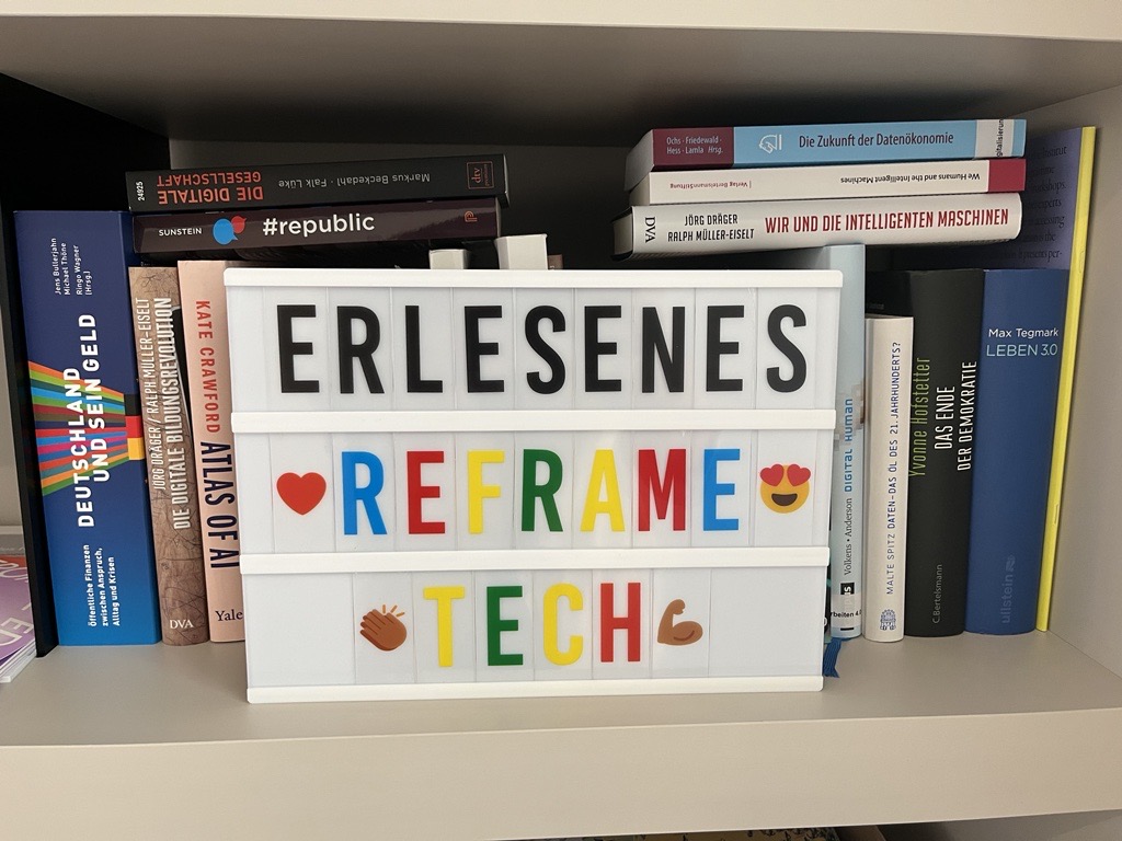Teresa Staiger (@staigerteresa) on Twitter photo Diese Woche war der AI Act im <a href="/Europarl_DE/">Europaparlament</a>, nächste Woche gibts eine Sonderausgabe unseres #Erlesenes-Newsletters dazu 🎉📚Interesse an Lektüreempfehlungen rund um das Thema? Dann gehts hier zum Abo: reframetech.de/newsletter/
Die Blogparade gibts auf reframetech.de Diese Woche war der AI Act im <a href="/Europarl_DE/">Europaparlament</a>, nächste Woche gibts eine Sonderausgabe unseres #Erlesenes-Newsletters dazu 🎉📚Interesse an Lektüreempfehlungen rund um das Thema? Dann gehts hier zum Abo: reframetech.de/newsletter/
Die Blogparade gibts auf reframetech.de