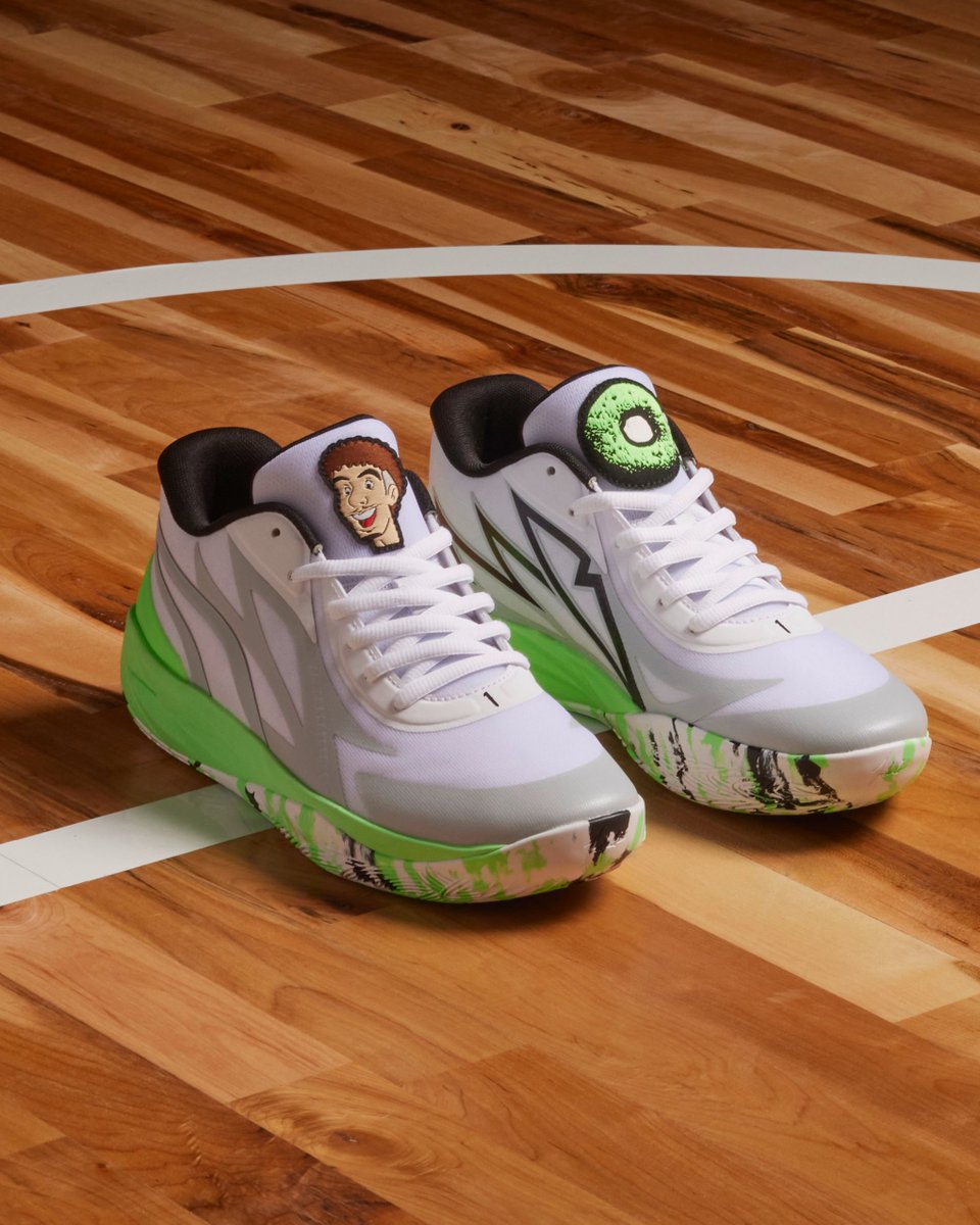 PUMA_JPN's tweet photo. #MB02 LO LAMEL-O
架空のシリアルブランドをイメージし、ラメロ・ボール選手をアニメタッチに表現🍩
唯一無二の常識を覆す #ラメロボール 選手シグネチャーモデル🏀
一部直営店およびアプリで6/16 (金) 午前10時販売開始予定
https://t.co/oCiFg8wquf
#プーマ #PUMA #NBA1 https://t.co/95sosW5BTf