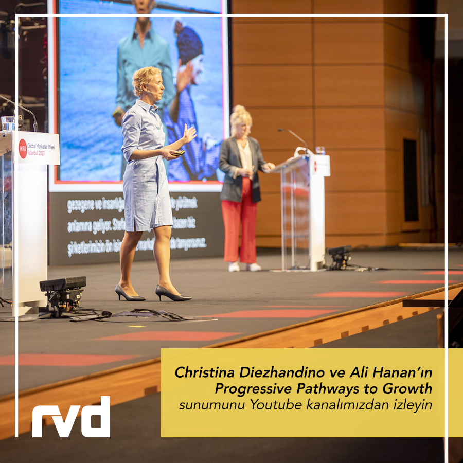 RVDernegi's tweet photo. Diageo’nun CMO’su Christina Diezhandino ve Creative Equals’in Founder’i Ali Hanan’ın Progressive pathways to growth başlıklı sunumunu Youtube kanalımızdan izleyebilirsiniz.
https://t.co/2tSHbhzzIN
#GMW23 #GlobalMarketerWeek #KüreselPazarlamaKonferansı #GMC23 https://t.co/mnYhz5yi5y