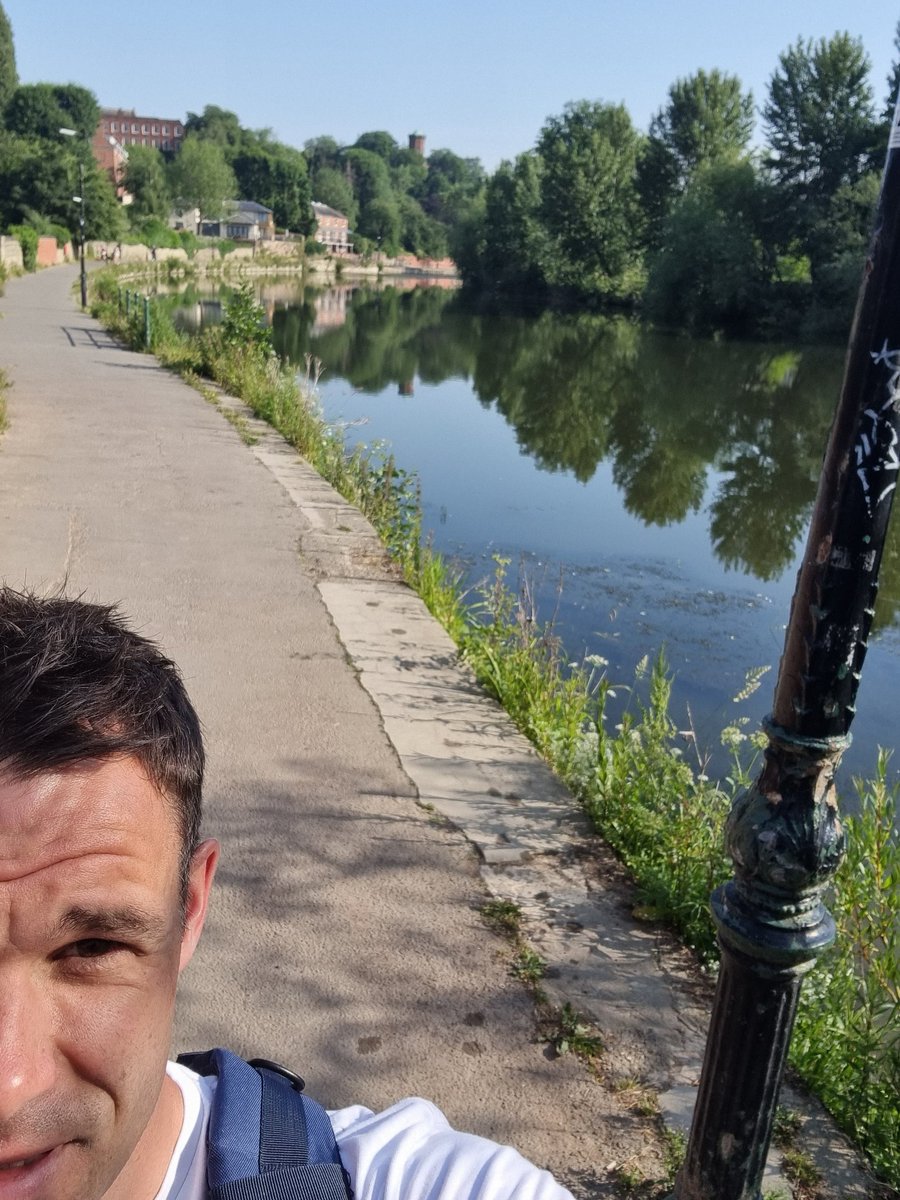 Not a bad day for a strole into HQ this morning 🌞😎 #shrewsbury #views #riversevern #steps #fitness #wellbeing #carbonfootprint