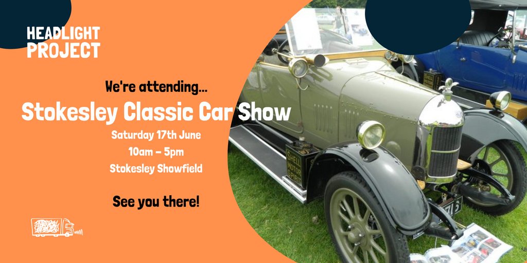 This Saturday, we'll be at the Stokesley Classic Car Show taking in the brilliant atmosphere and talking to as many people as we can! 

Please say hello to our lovely volunteers if you spot us! 🧡